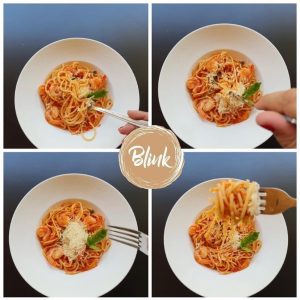 מנות של בית קפה בלינק